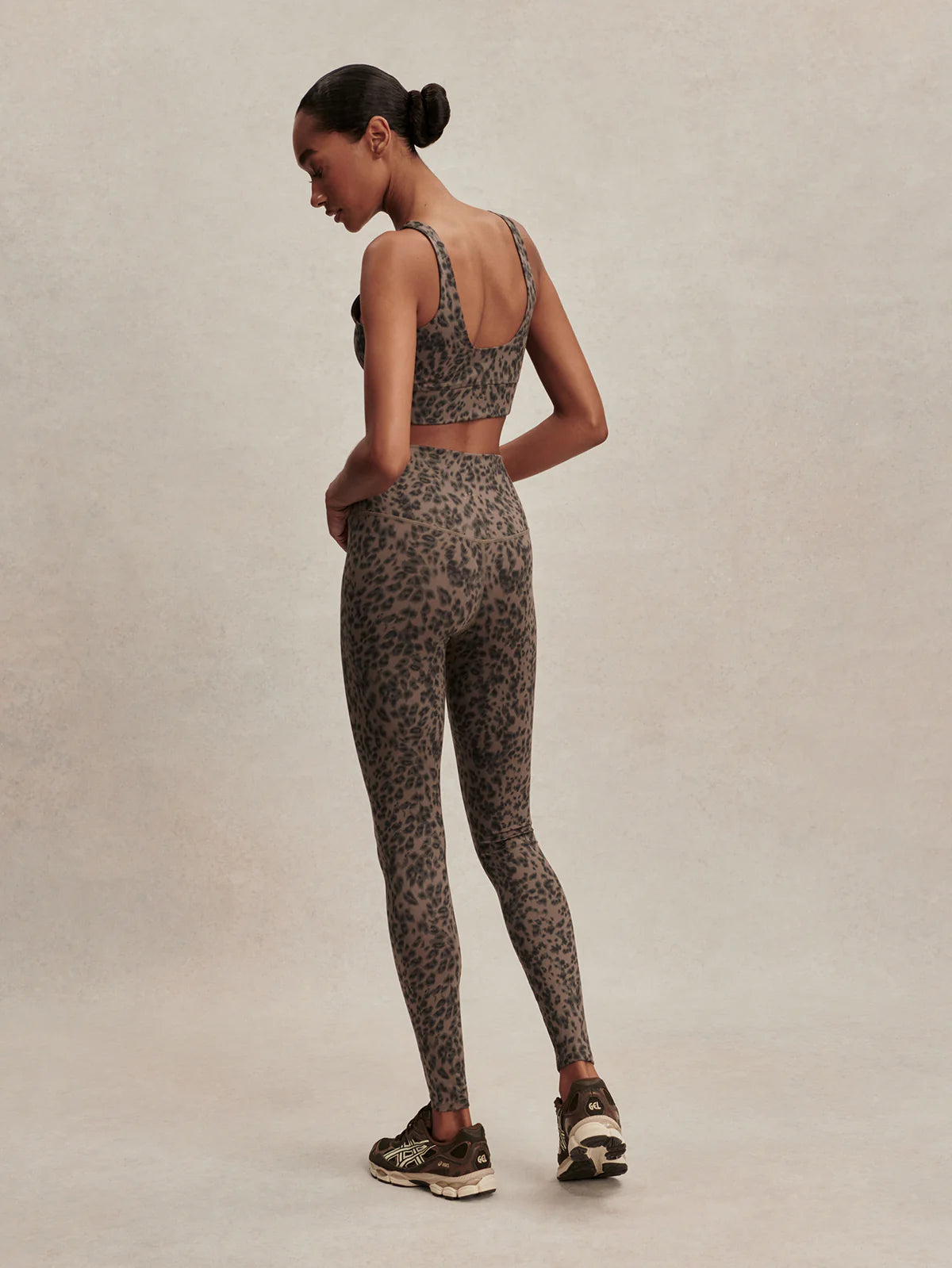 Varley FreeSoft High Rise Leggings Brown Cheetah 25