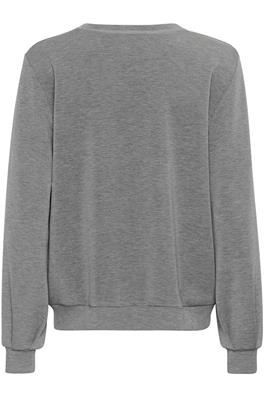 My Essential Wardrobe Sweat Blouse Grey Melange