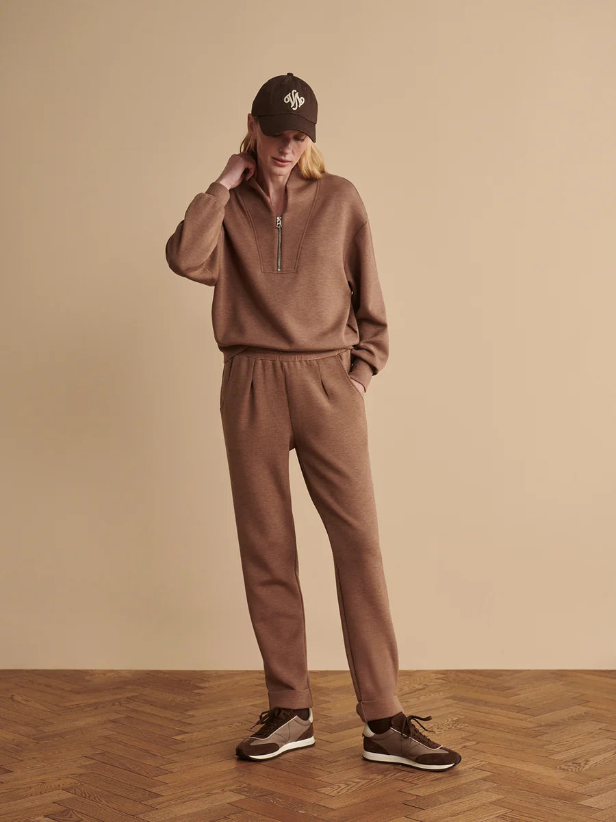 Varley Davidson Sweat Golden Bronze Marl