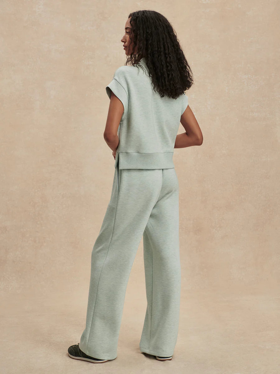 Varley Wide Leg Pant 30 Mint Green Marl