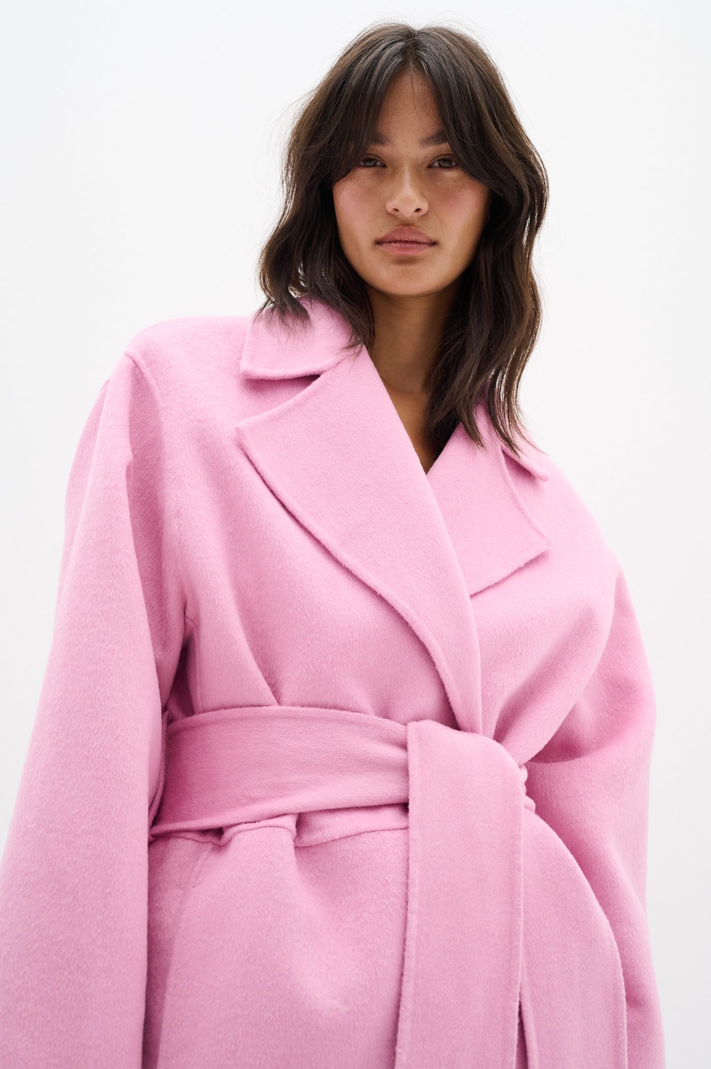 In Wear Tilla Long Coat - Cashmere Rose