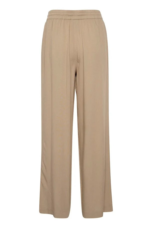 Kaffe Milia Long Wide Pants Chinchilla