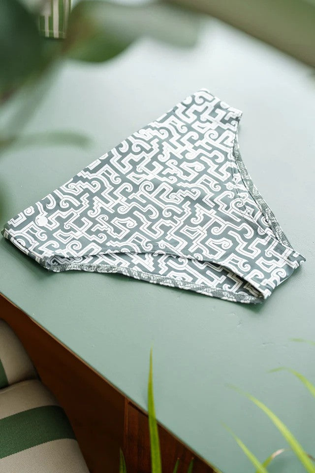 Heulog Caswell Bikini Bottom Olive Maze