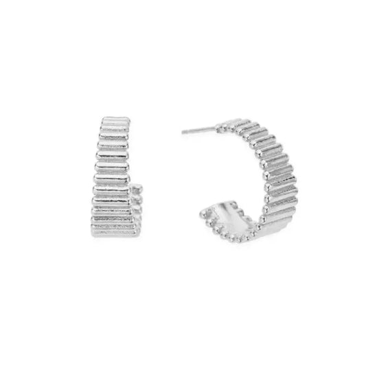 Chlobo Large Ridge Hoops 407