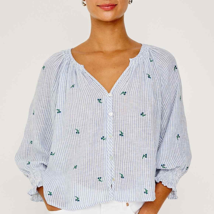 Rails Mariah Bluebell Stripe