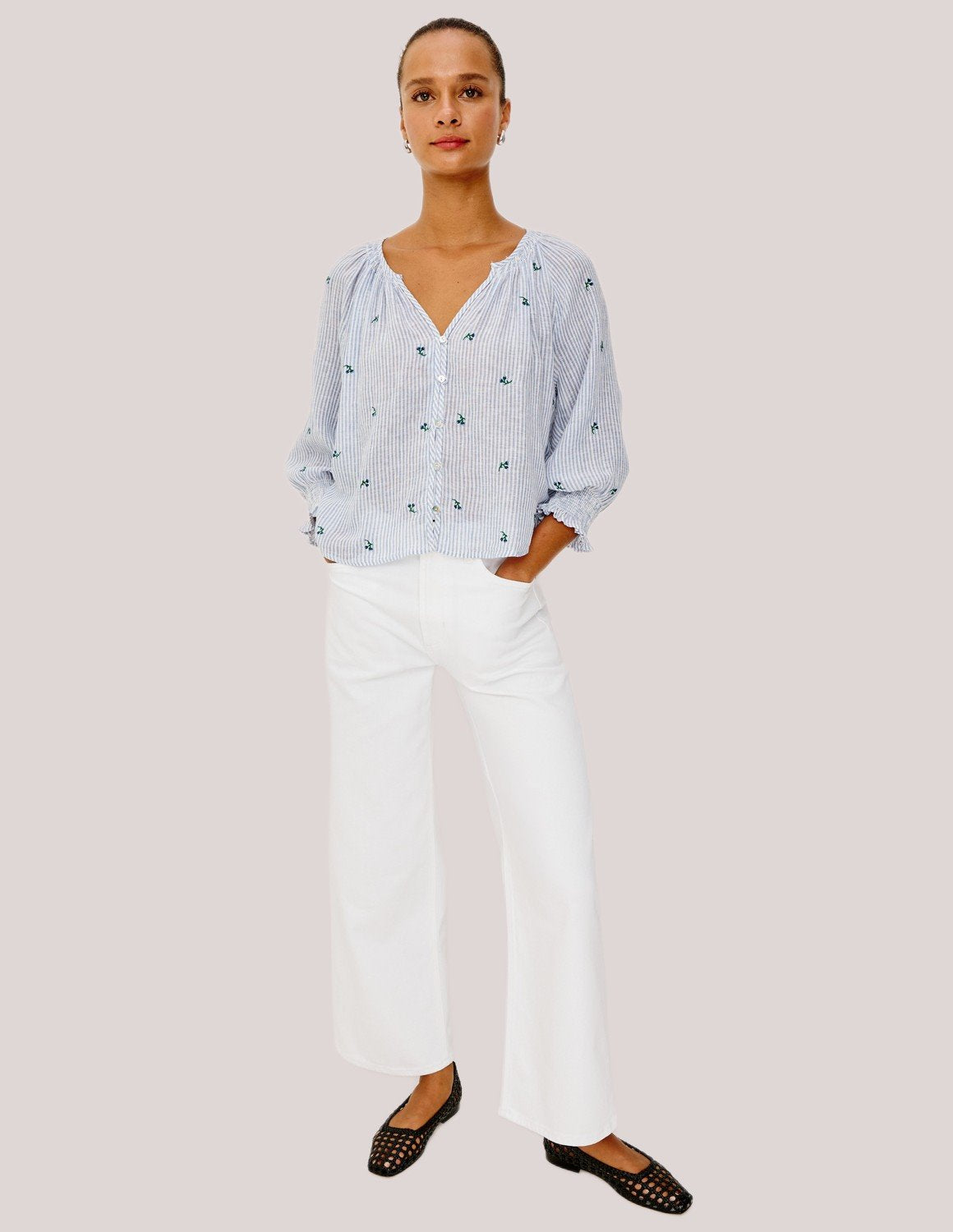 Rails Mariah Bluebell Stripe