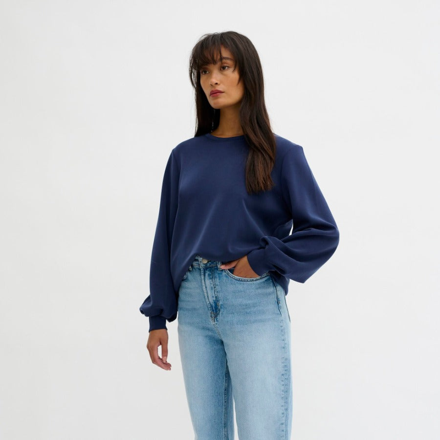 My Essential Wardrobe Sweat Blouse Total Eclipse